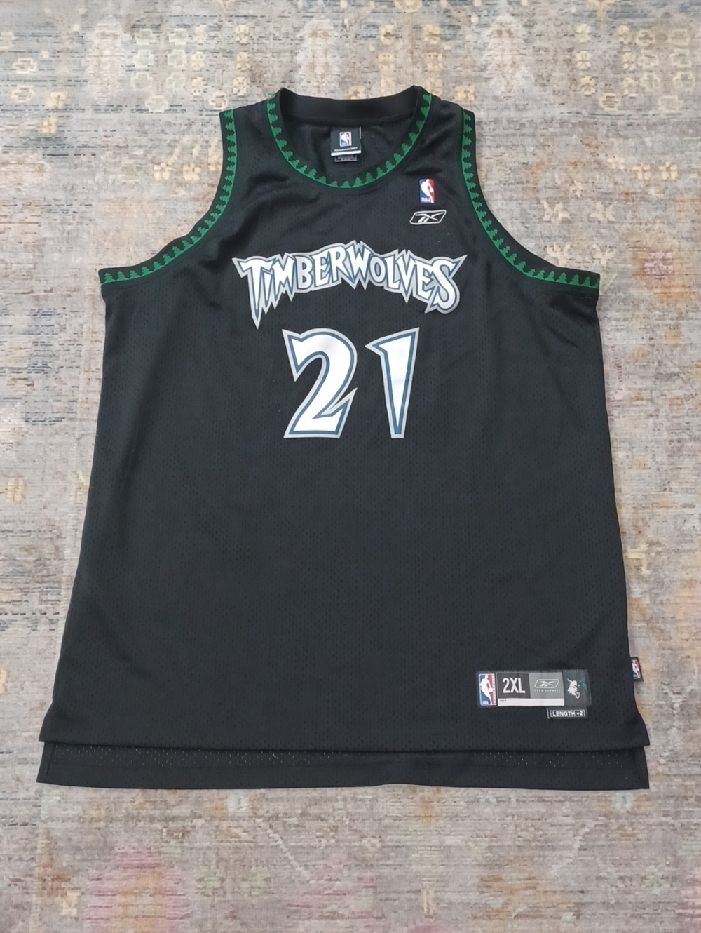 Reebok Minnesota Timberwolves Kevin Garnett Jersey